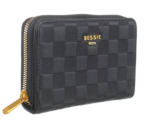 CHECKBOARD WALLET: KHAKI