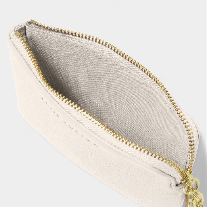 TILLY KEYCHAIN PURSE OFF WHITE 7.5CM