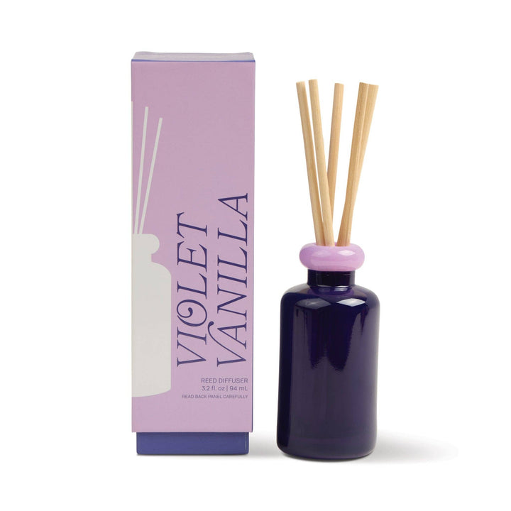 Paddywax Glass Diffuser Purple - Violet Vanilla