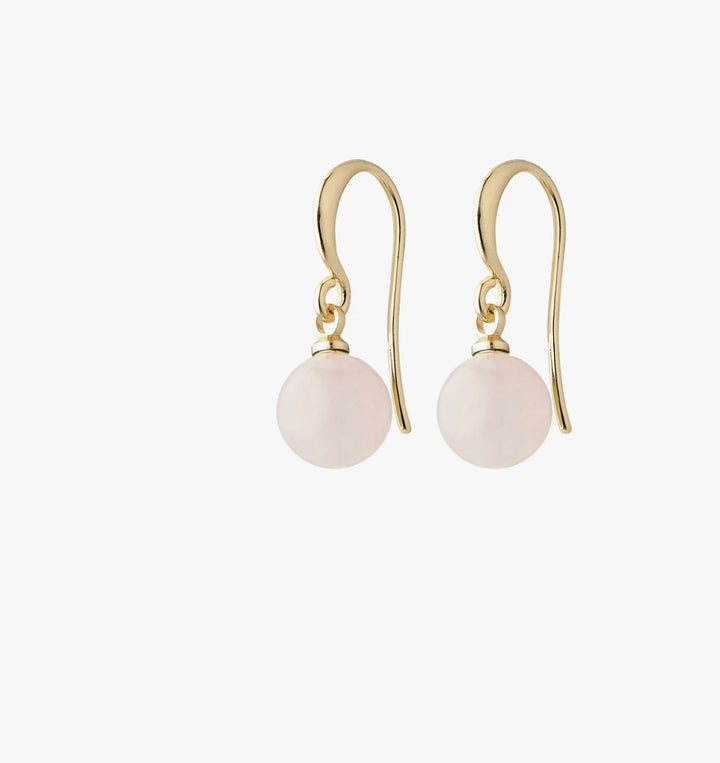 GOLDIE PINK EARRINGS GOLD PLATED