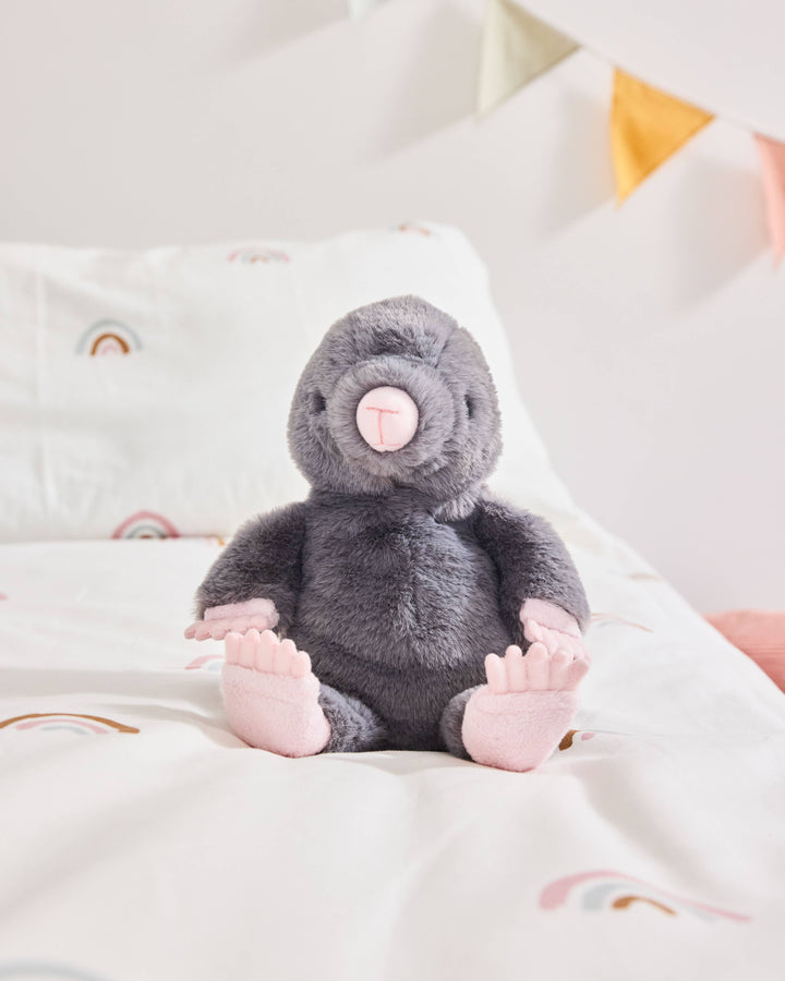 Mula Mole Stone Grey Soft Plush Toy Teddy Bear: Bear & Me / Mole