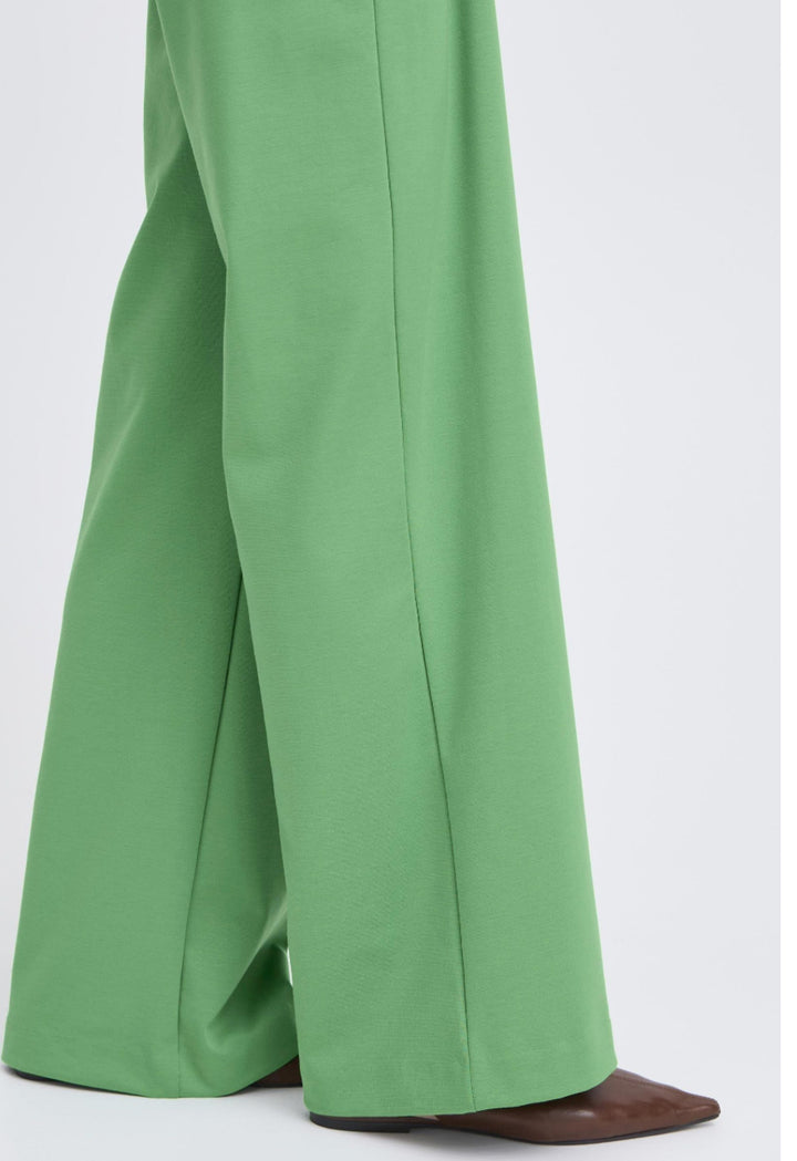 RIZETTA WIDE TROUSERS LEPRECHAUN