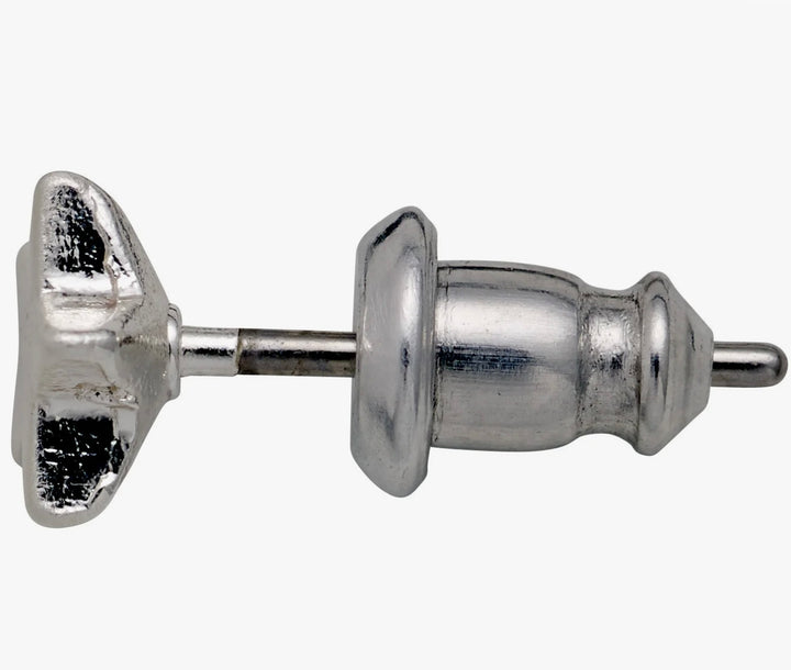 AVA STAR EARRINGS SILVER PLATED