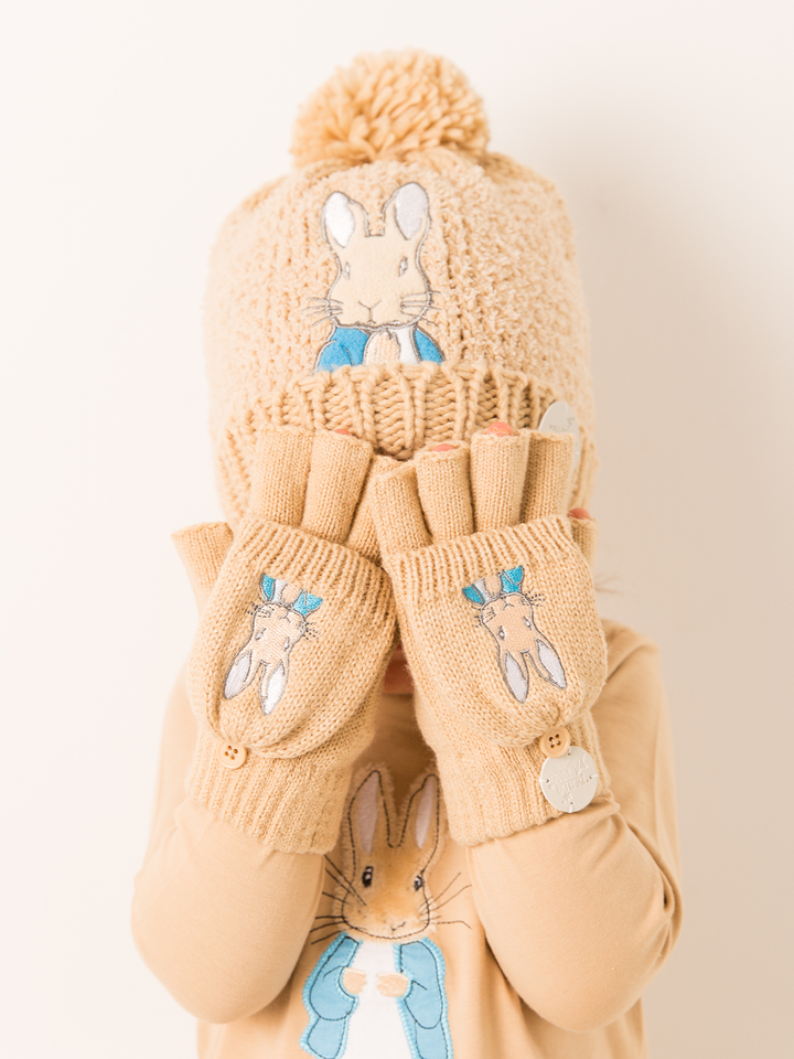Neutral Peter Rabbit Mittens: Large (2-6 Yrs) / Mittens