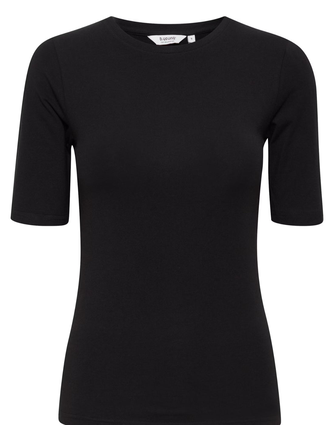 PAMILA HALF SL T-SHIRT BLACK