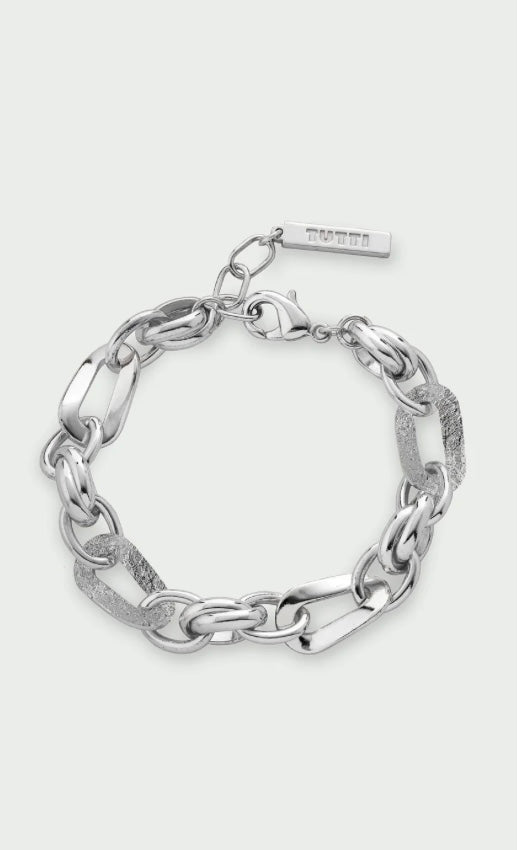 WAVE CHAIN BRACELET SILVER