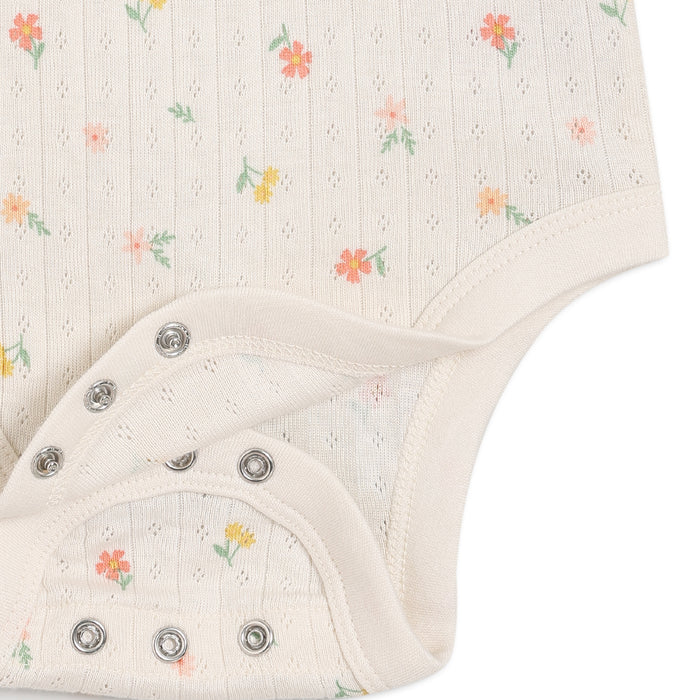 Baby girls 3pk floral printed bodysuits