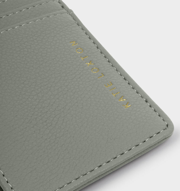 LAILA SLIM CARDHOLDER | GRAPHITE GREEN