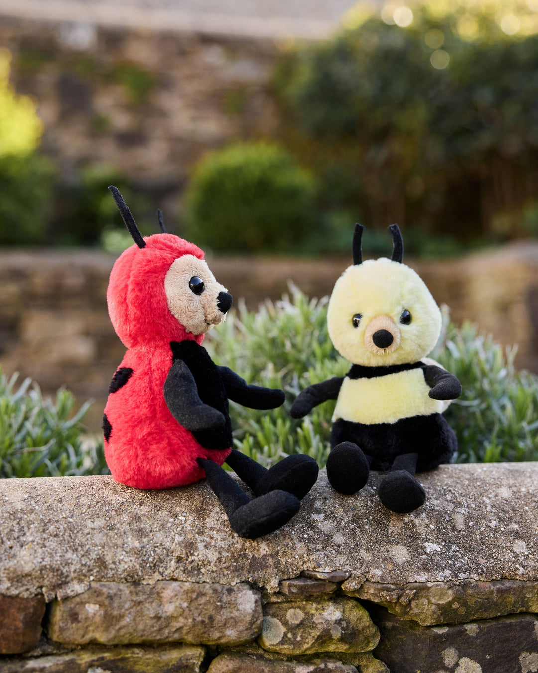 Leaf Ladybird Rose Red Soft Plush Toy Teddy Bear: Bear & Me / Ladybird