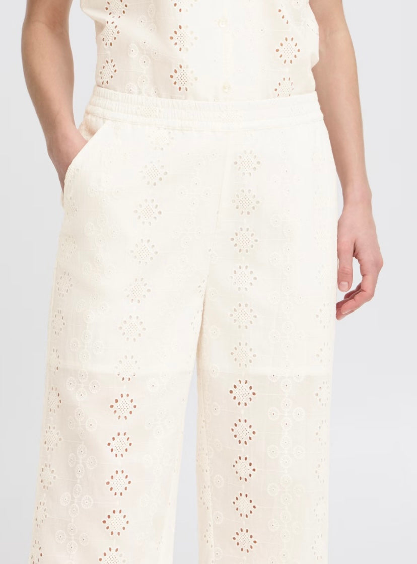 INGENLIS TROUSERS MARSHMALLOW