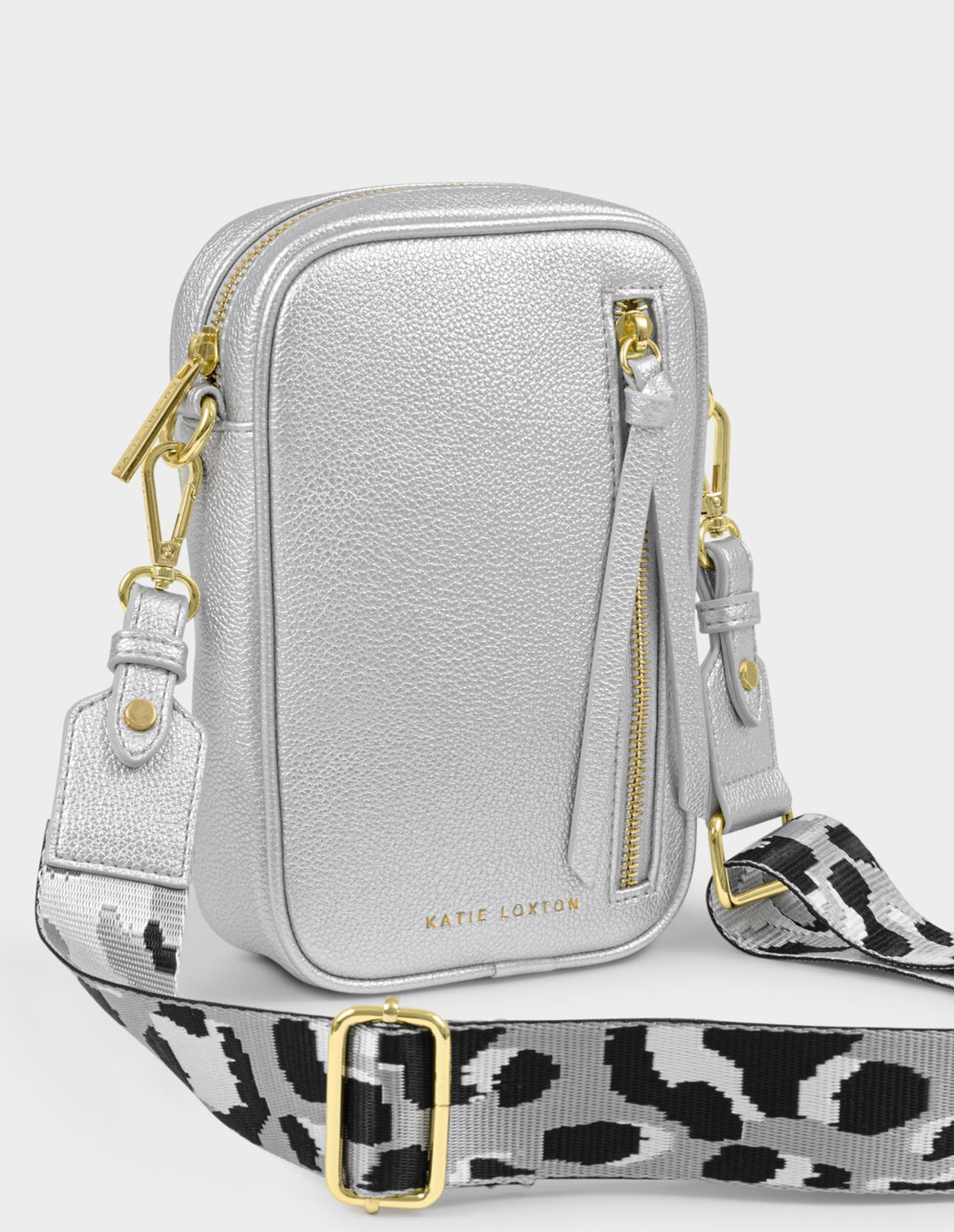 HALLIE SMALL CROSSBODY BAG SILVER