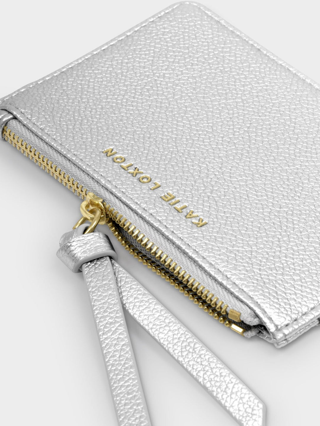 HALLIE COIN & CARD HOLDER  | SILVER