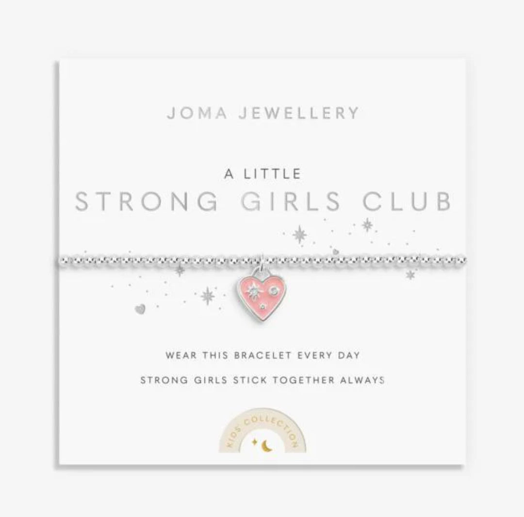 KIDS A LITTLE STRONG GIRLS CLUB BRACELET
