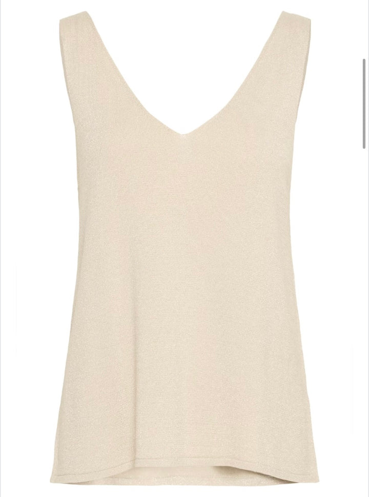 MOBBE TOP FROSTED ALMOND