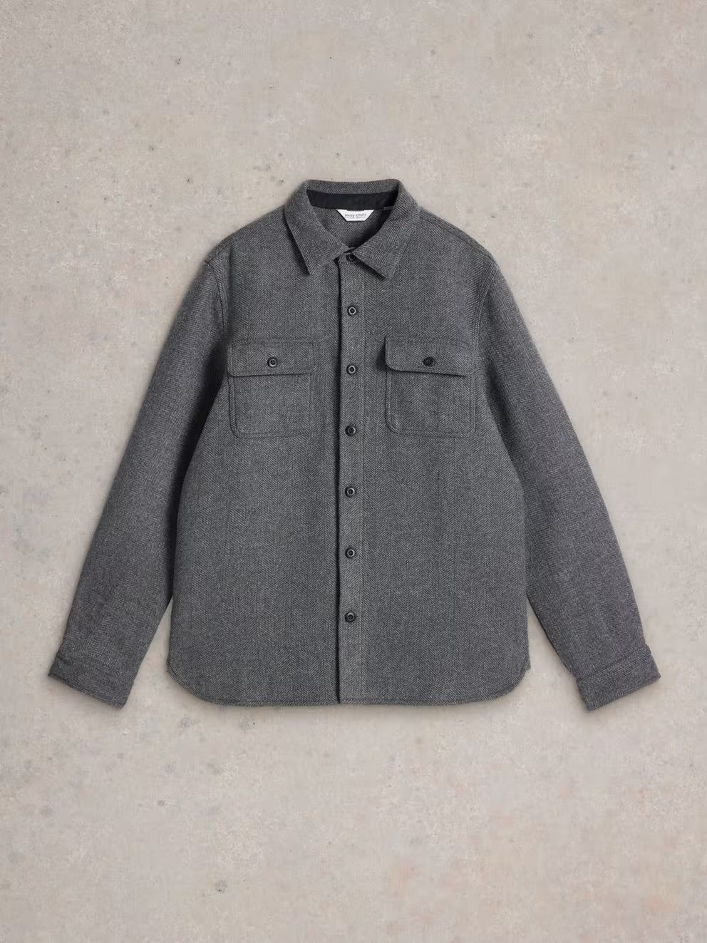 DARWEN HERRINGBONE OVERSHIRT