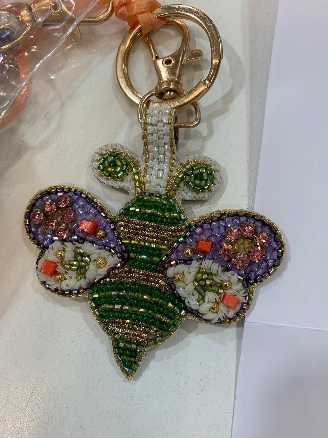 BRILLIANT BEE KEYRING