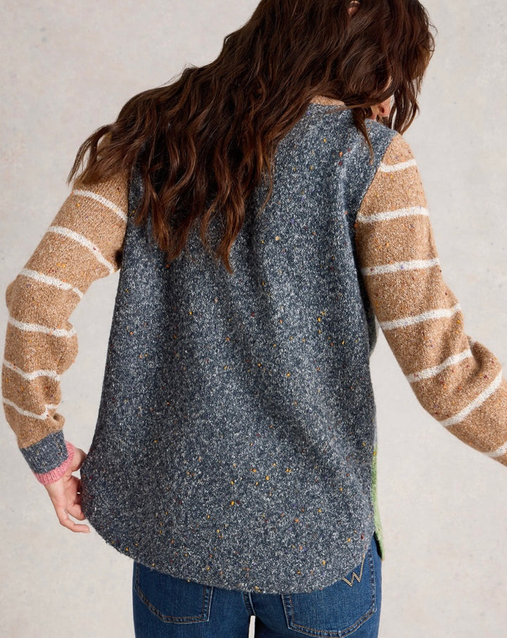 TALIA NEP JUMPER GREEN MLT