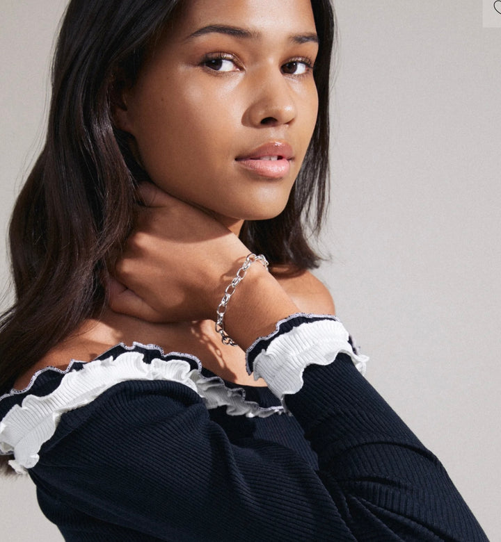 CHARM BRACELET SILVER PLATED