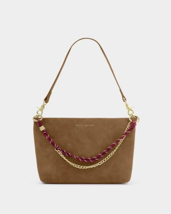 CORD SMALL SUEDETTE SHOULDER BAG