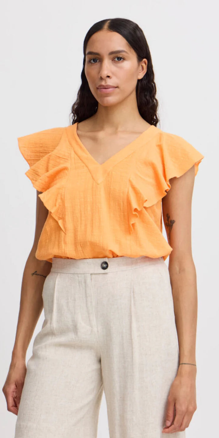 TANGERINE JADA BLOUSE