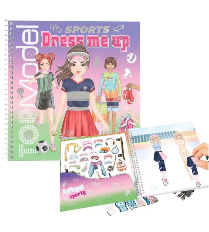DRESS ME UP STICKERBOOK SPORTS