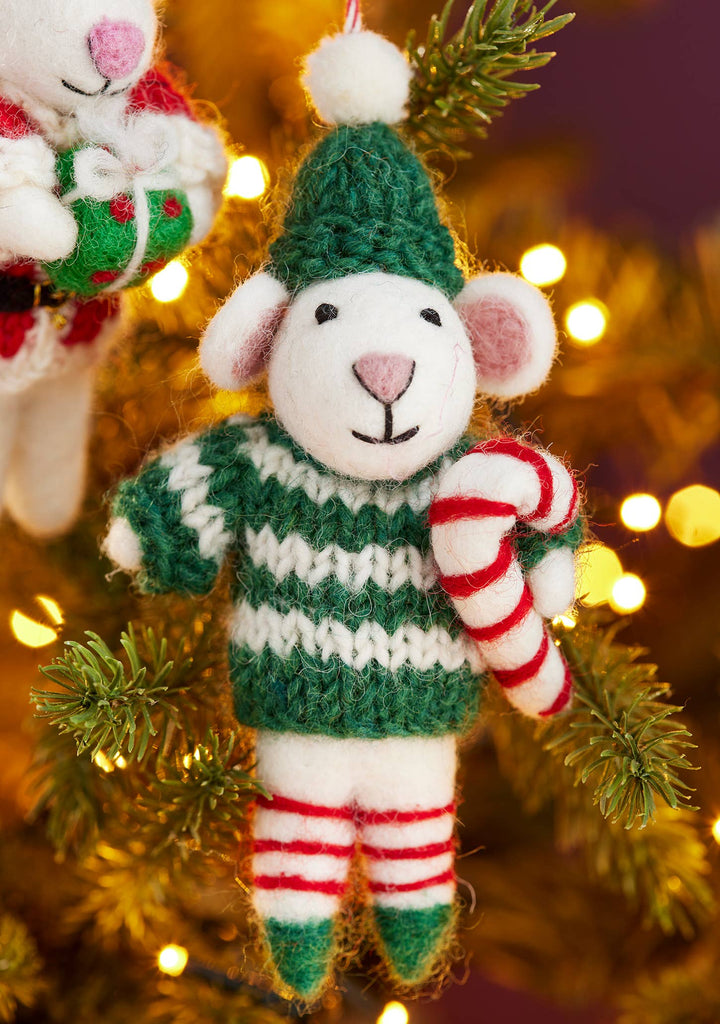 Felt Santa Elf Decoration