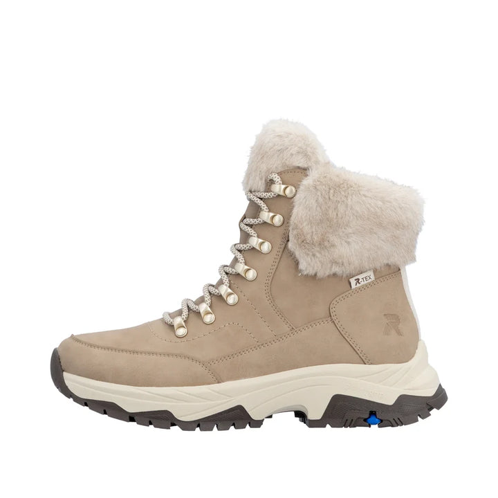 Rieker Women's Beige Leather Boots Z3971-20