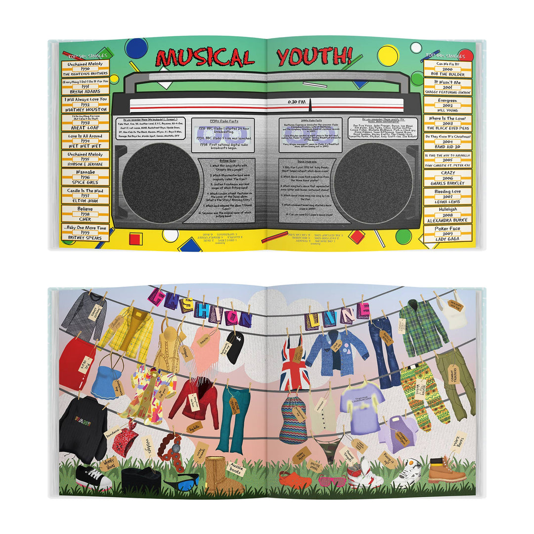 Born In The 90s Gift Book