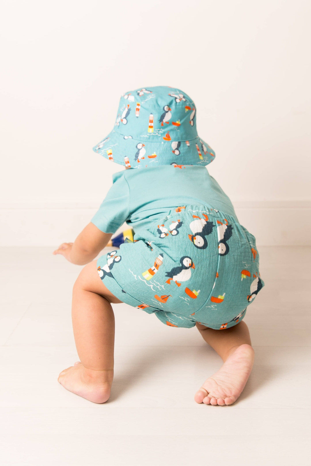 Kenzie the Puffin Summer Collection: 6-12 Months / Summer Hat