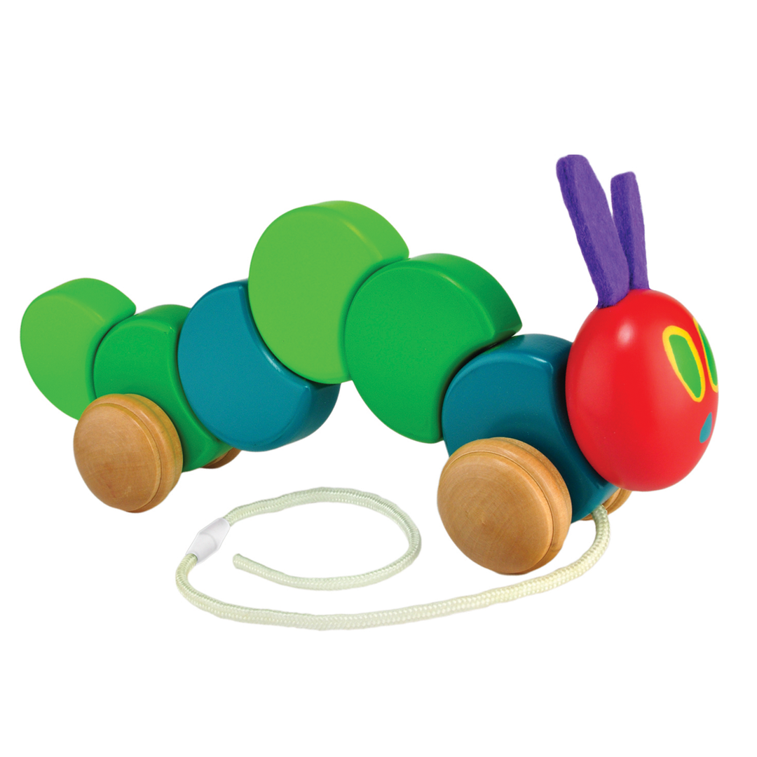 Wooden Pull Along Toy – The Very Hungry Caterpillar