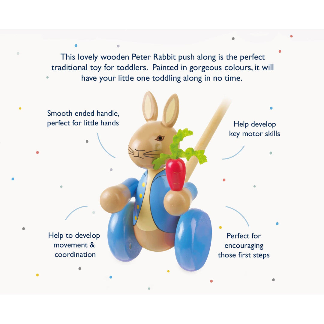Peter Rabbit™ Wooden Push Along