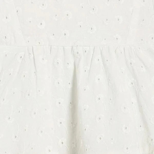baby girls broderie anglaise dress