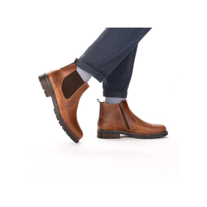 Rieker Men's Brown Leather Chelsea Boots 32052-24
