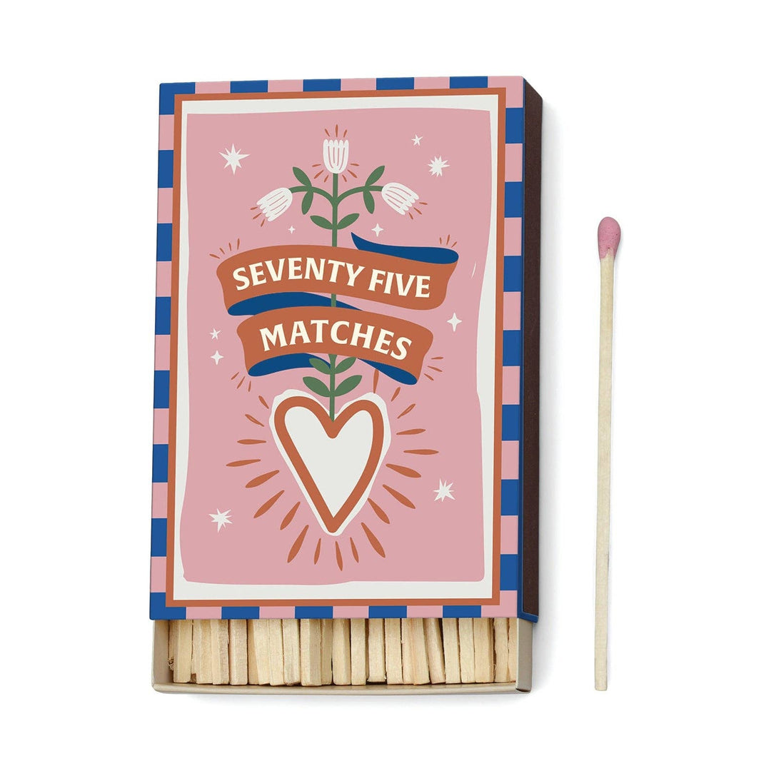 75 BOXED MATCHES HEARTS