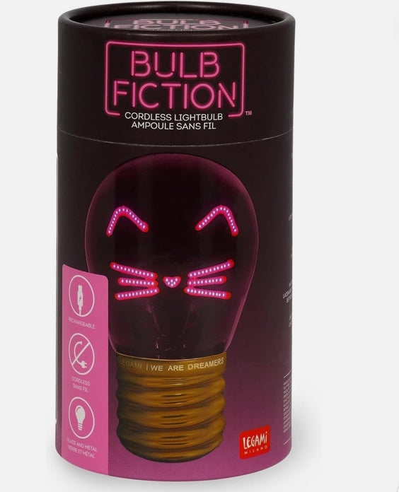 LIGHT BULB SHAPED TABLE LAMP- KITTY