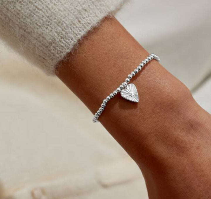 BAUBLE JEWELLERY BOX LOVE SILVER PLATED BRACELET