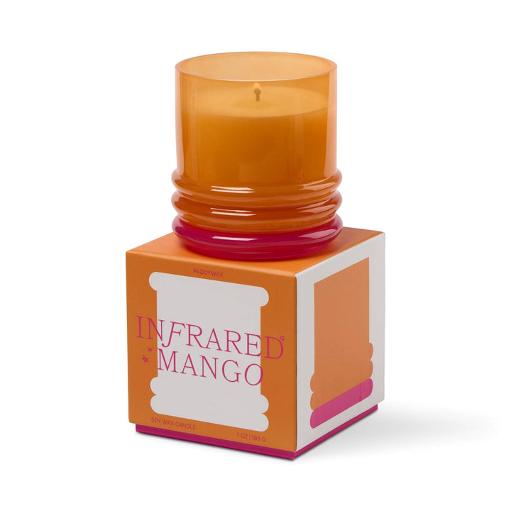 Paddywax Stack Glass Candle Orange - Infrared Mango