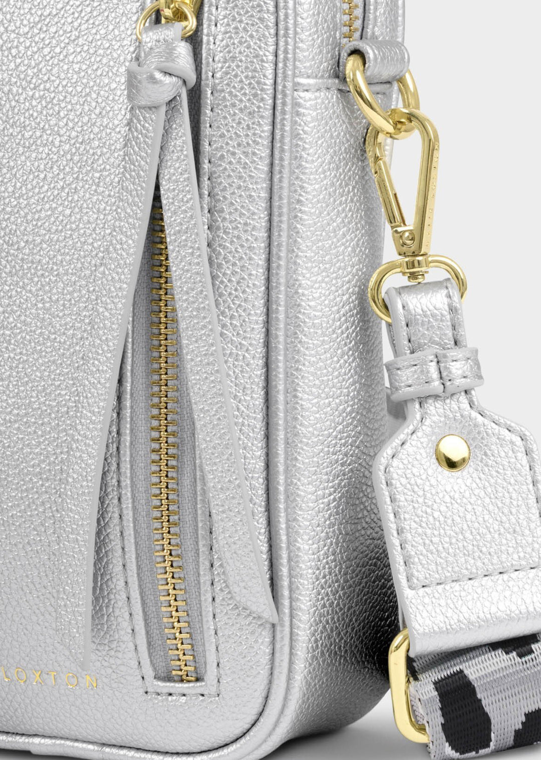 HALLIE SMALL CROSSBODY BAG SILVER