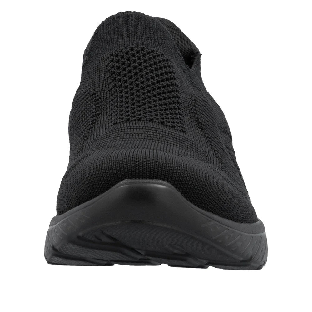 M5072-00 BLACK SPORT ELASTICATED SHOE