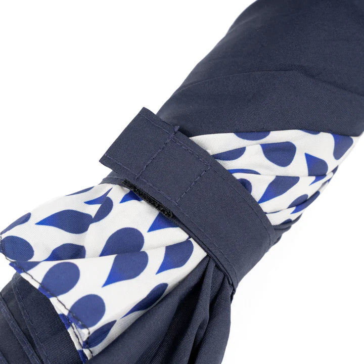 WATERLOO RECYCLED POLYESTER DENIM RAIN & MIDNIGHT UMBRELLA