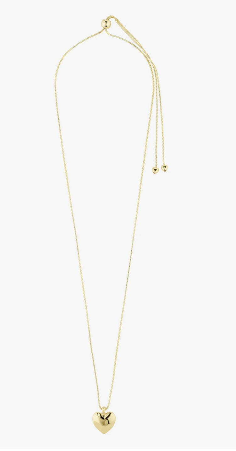 SOPHIA HEART NECKLACE GOLD PLATED