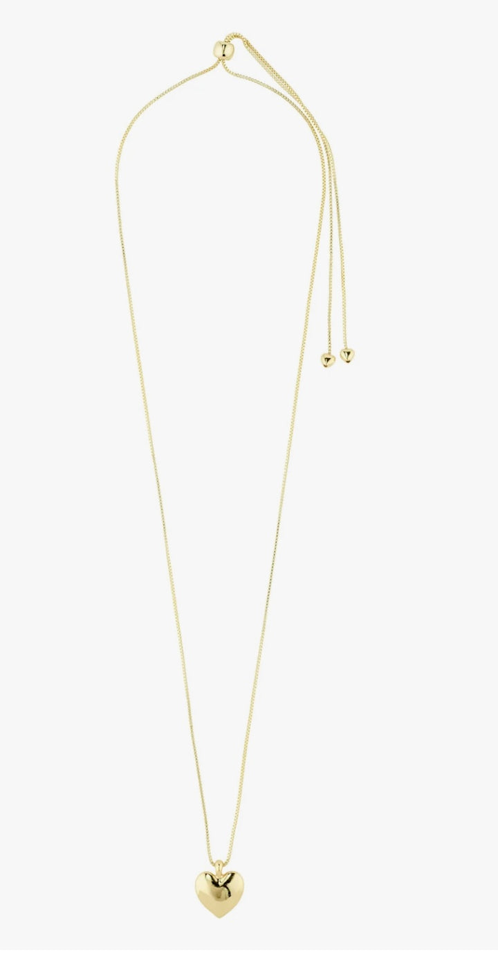 SOPHIA HEART NECKLACE GOLD PLATED