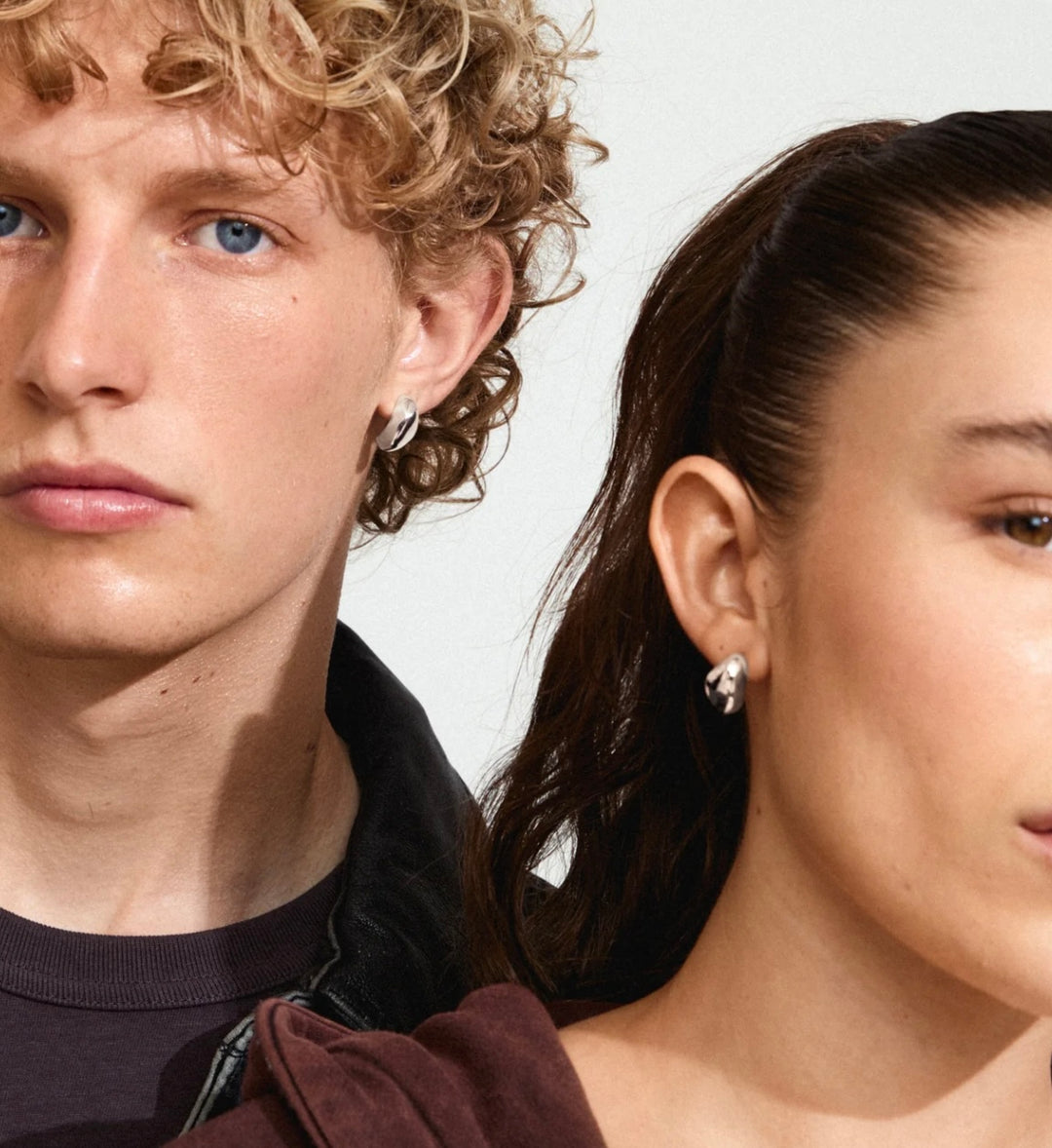 DUNE EARRINGS SILVER PLATED