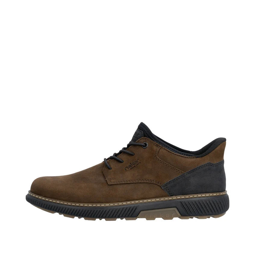 Rieker Men's Brown Suede Slip-On Shoes B3357-26