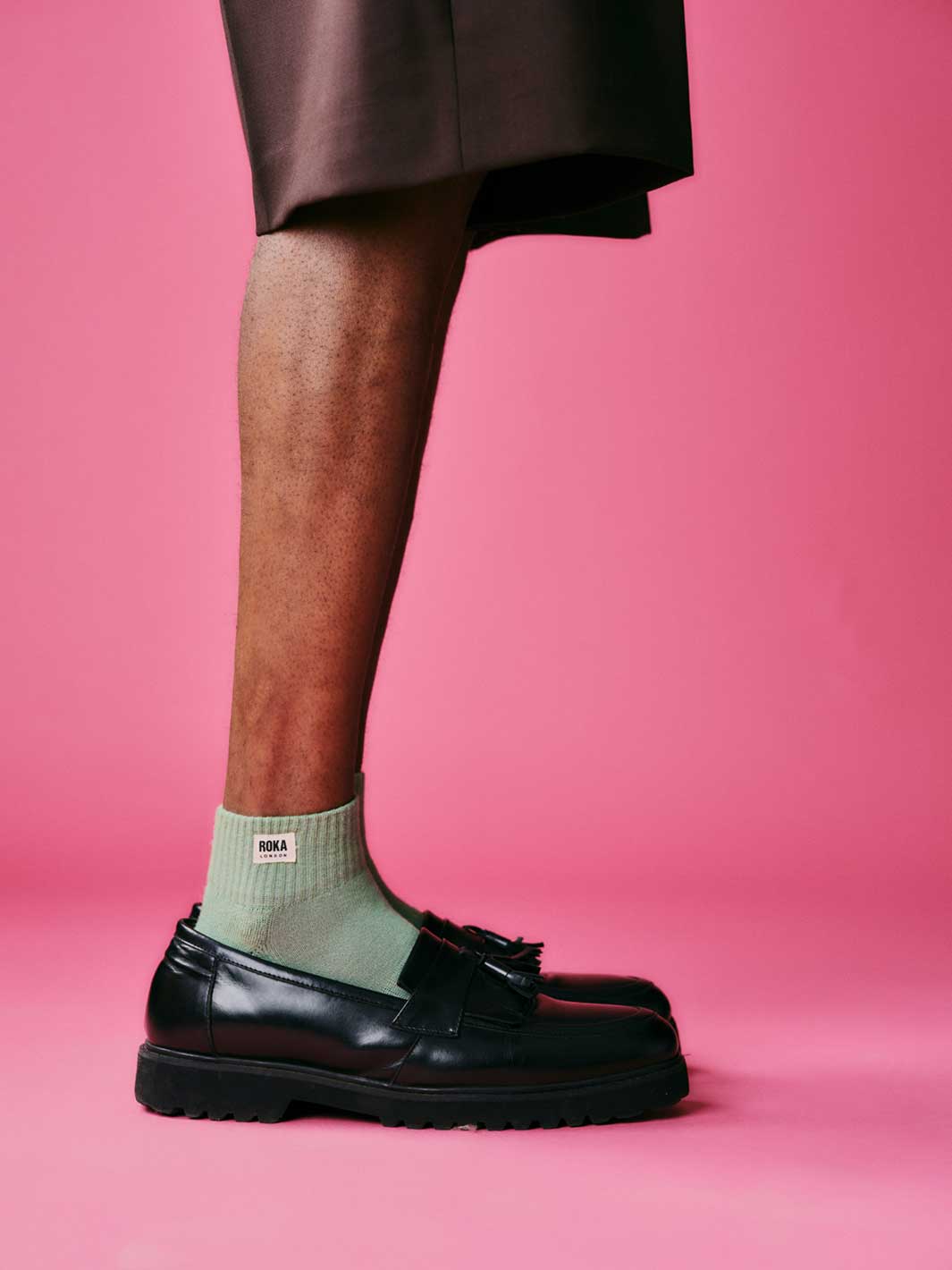 Wembley Ankle Socks for Women in Matcha: UK 3-8 | EU 36-42
