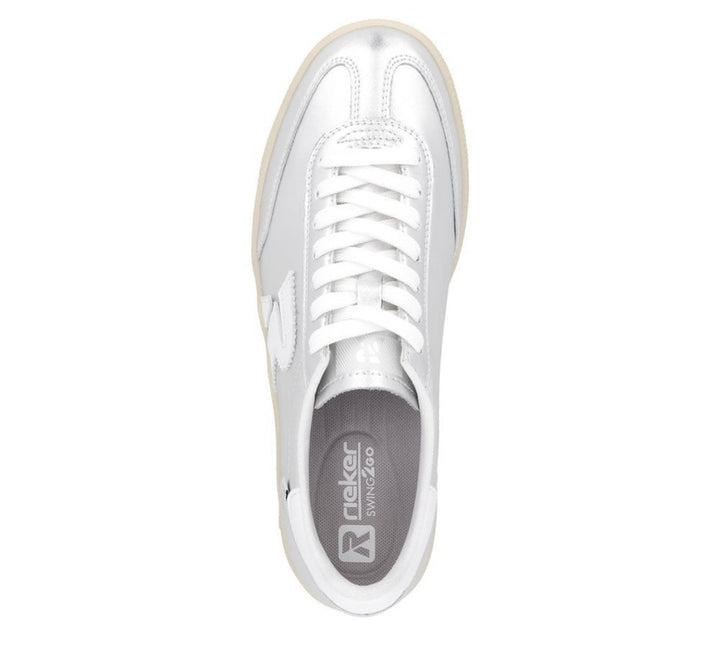 W2200-90 LADIES SHOES SILVER/PLATINUM GESTROBELT