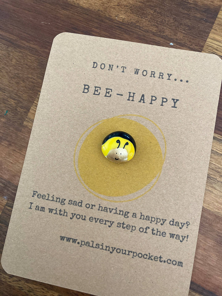 Bee Pebble Pocket Hug Anxiety Buster Care Package Gift