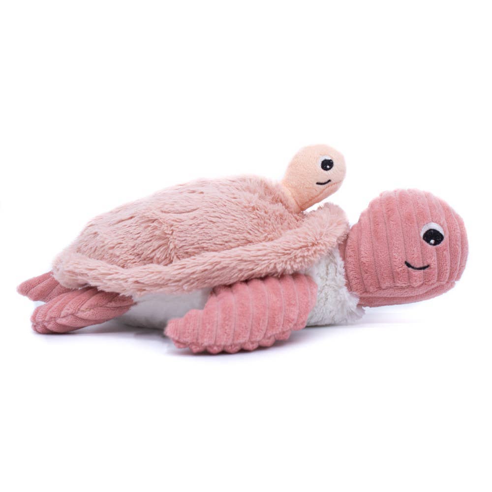 Les Ptipotos Tilly The Turtle Mum & Baby Pink