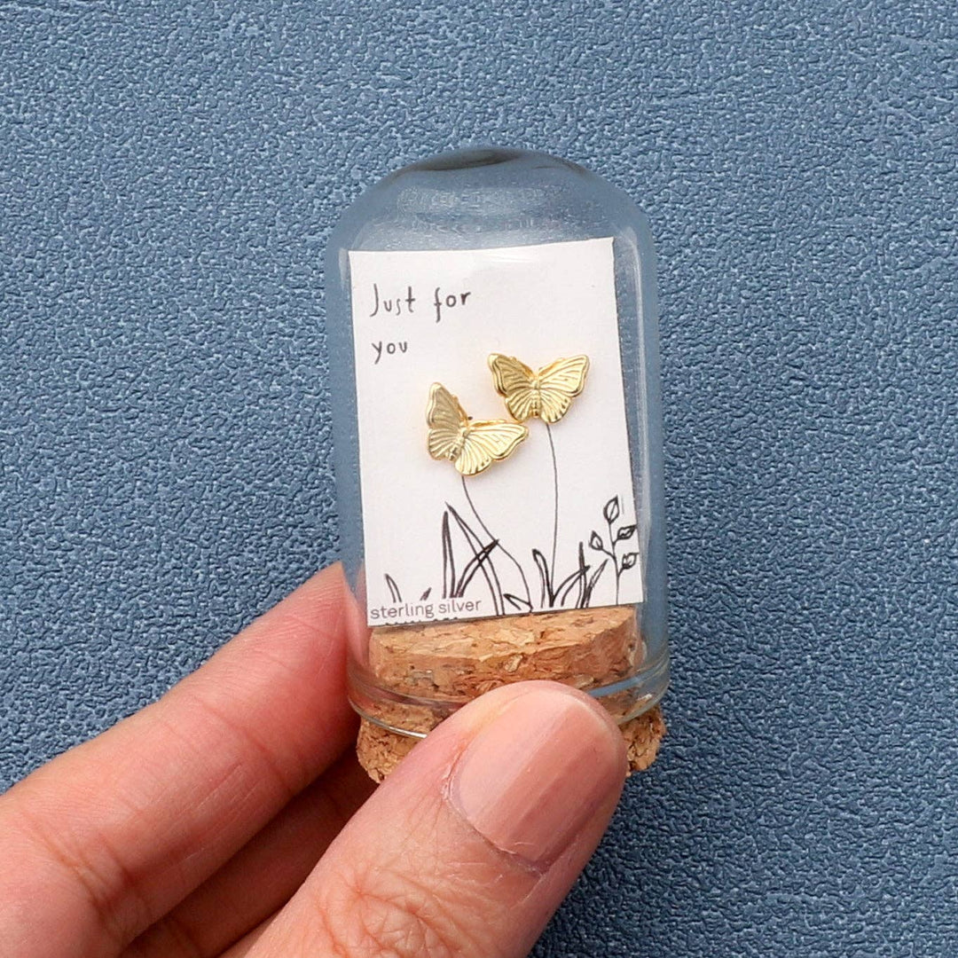 TT51064 'Just for you' Butterfly S/G: Silver