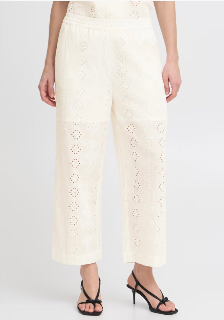 INGENLIS TROUSERS MARSHMALLOW